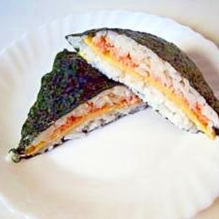 鮭マヨ　ご飯サンドイッチ